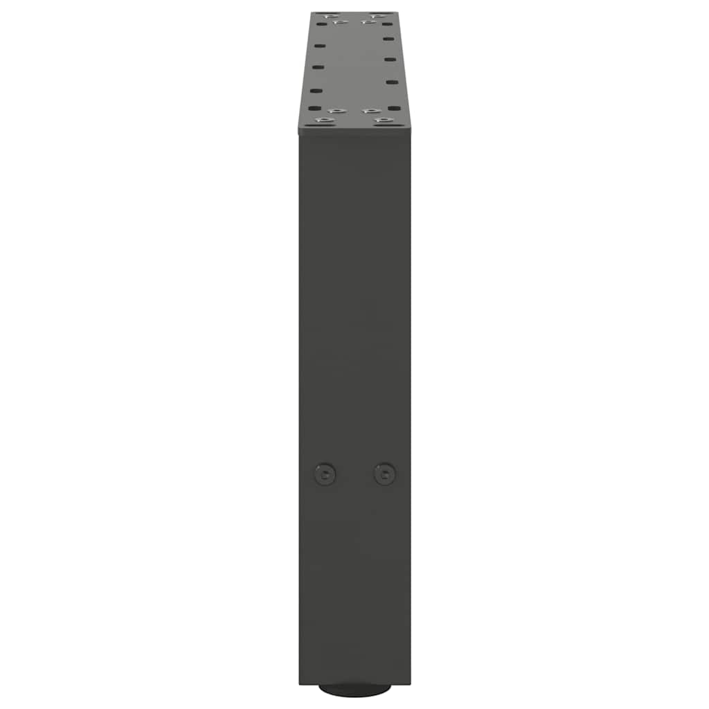 vidaXL Patas para mesa de centro antracita (2 unidades, 50 x 30-31 cm, acero) - Image 6