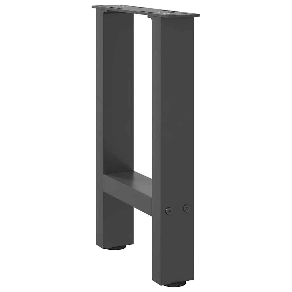 vidaXL Patas para mesa de centro antracita (2 unidades, 38 x 42-43 cm, acero) - Image 4