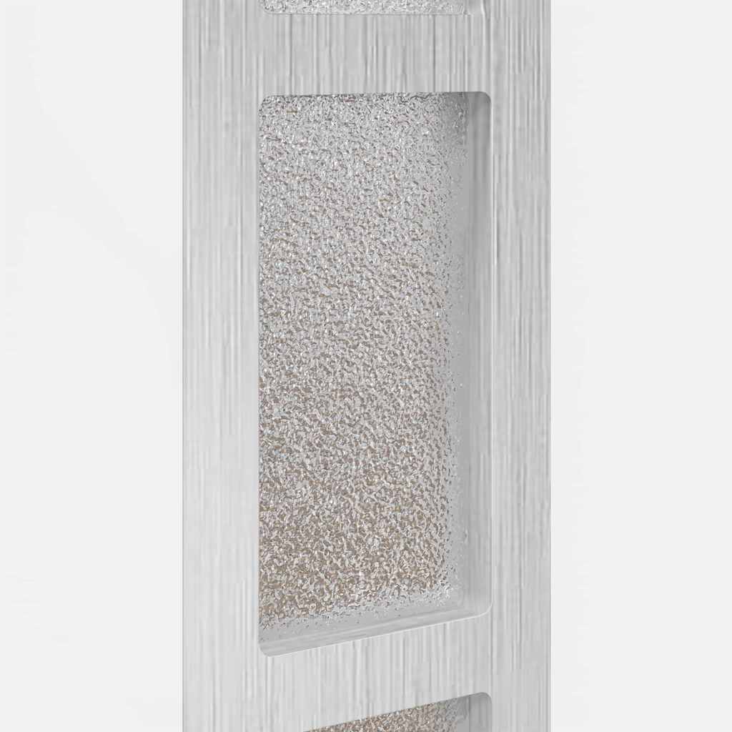 vidaXL Vordertür Weiß PVC - Image 4