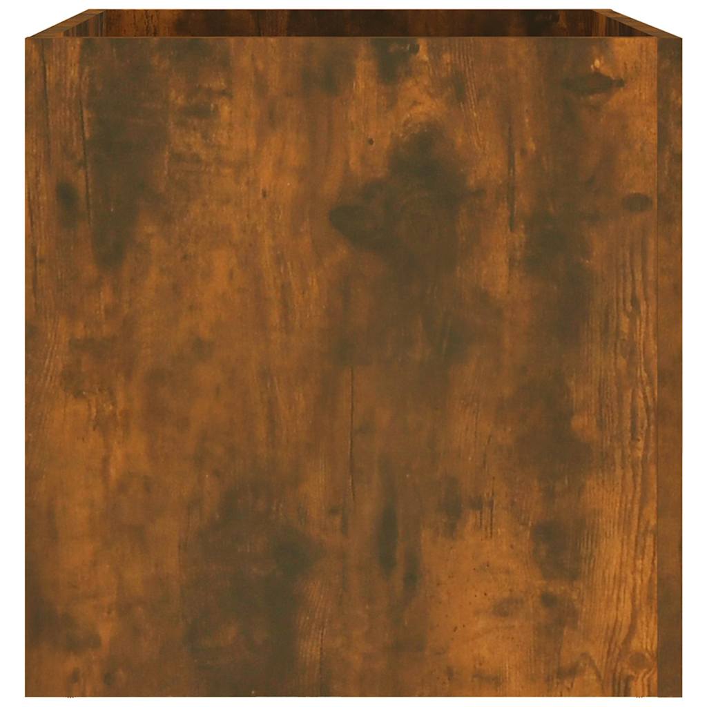 vidaXL Pflanzgefäß Räuchereiche 40x40x40 cm Holzwerkstoff - Image 5