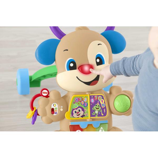 Deambulatore con ruote Fisher-Price Suono Luci Cane Multilingue - Image 4