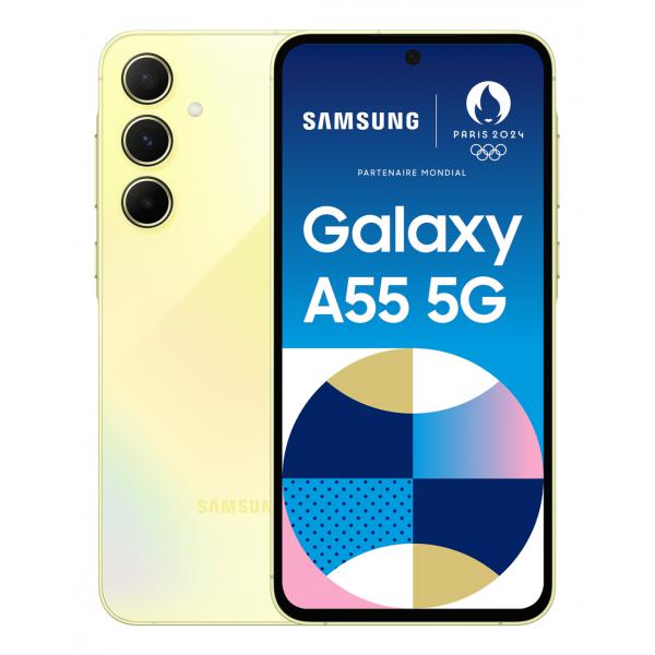 Smartphone Samsung Galaxy A55 6,6" Octa Core 8 GB RAM 128 GB Giallo