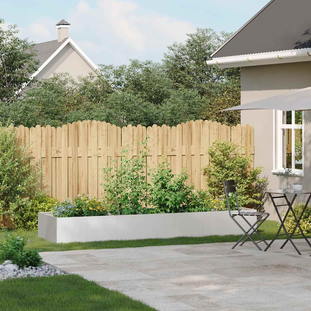 vidaXL Pflanzkübel 280x80x40 cm Edelstahl - Image 3