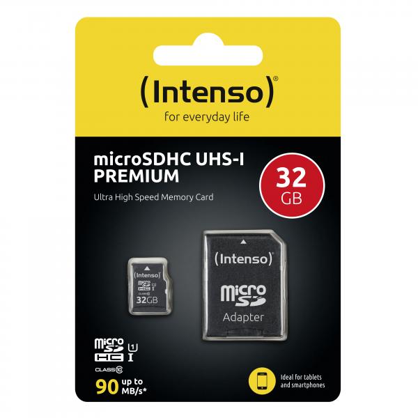 Scheda Di Memoria Micro SD con Adattatore INTENSO 34234 UHS-I Premium Capacità:32 GB - Image 4