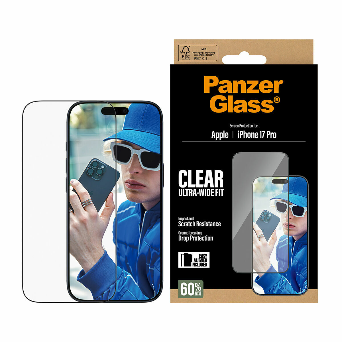 Protettore Schermo per Cellulare Panzer Glass PG99748 Apple - Image 3