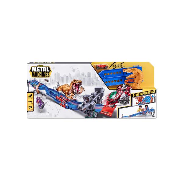 Pista da Corsa Zuru Metal Machines 4-Lane Raptor Attack 70 x 11 x 30 cm