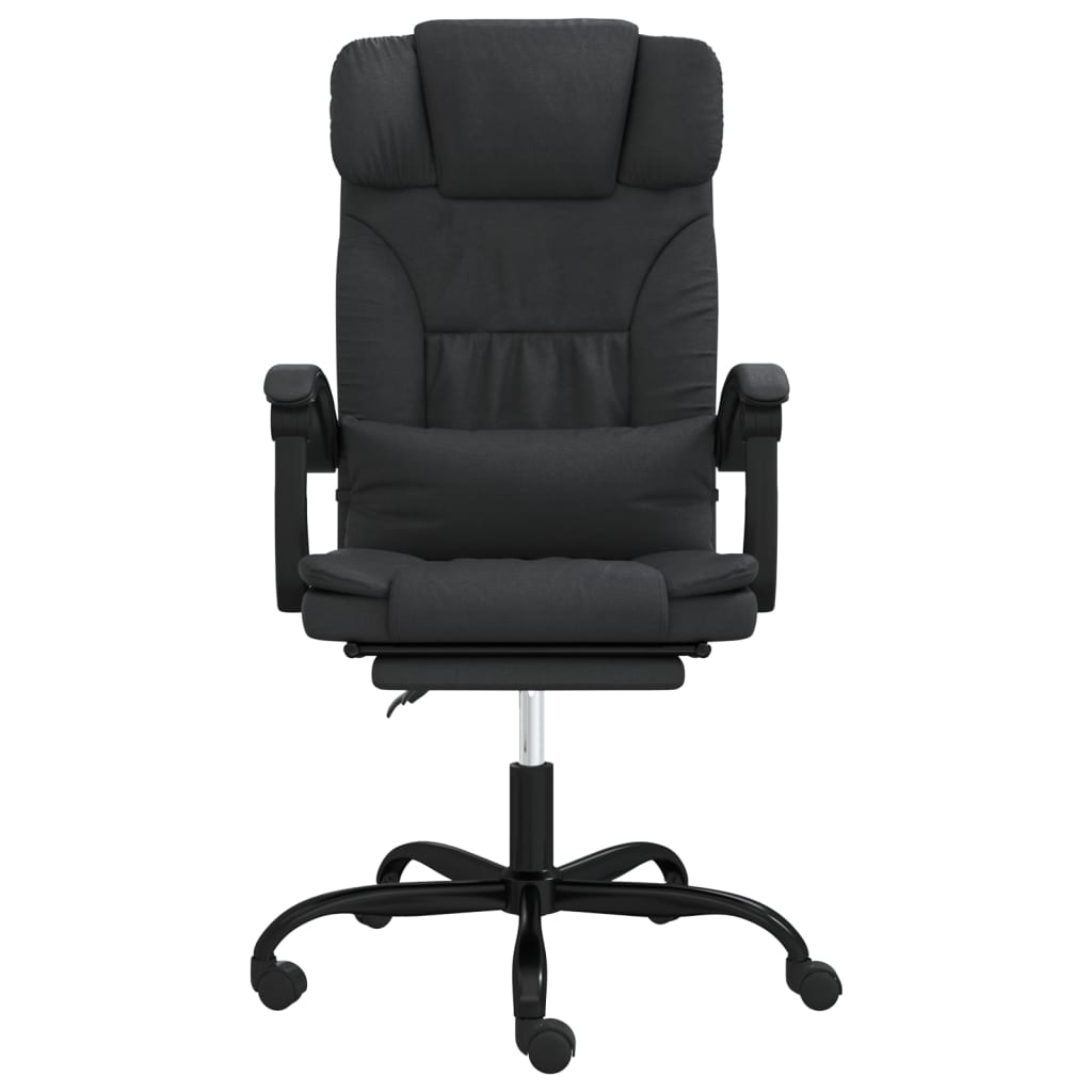 vidaXL Fauteuil inclinable de bureau Noir Similicuir - Image 3