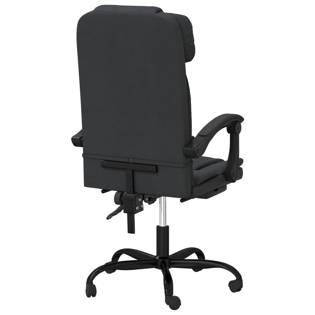 vidaXL Fauteuil inclinable de bureau Noir Similicuir - Image 5