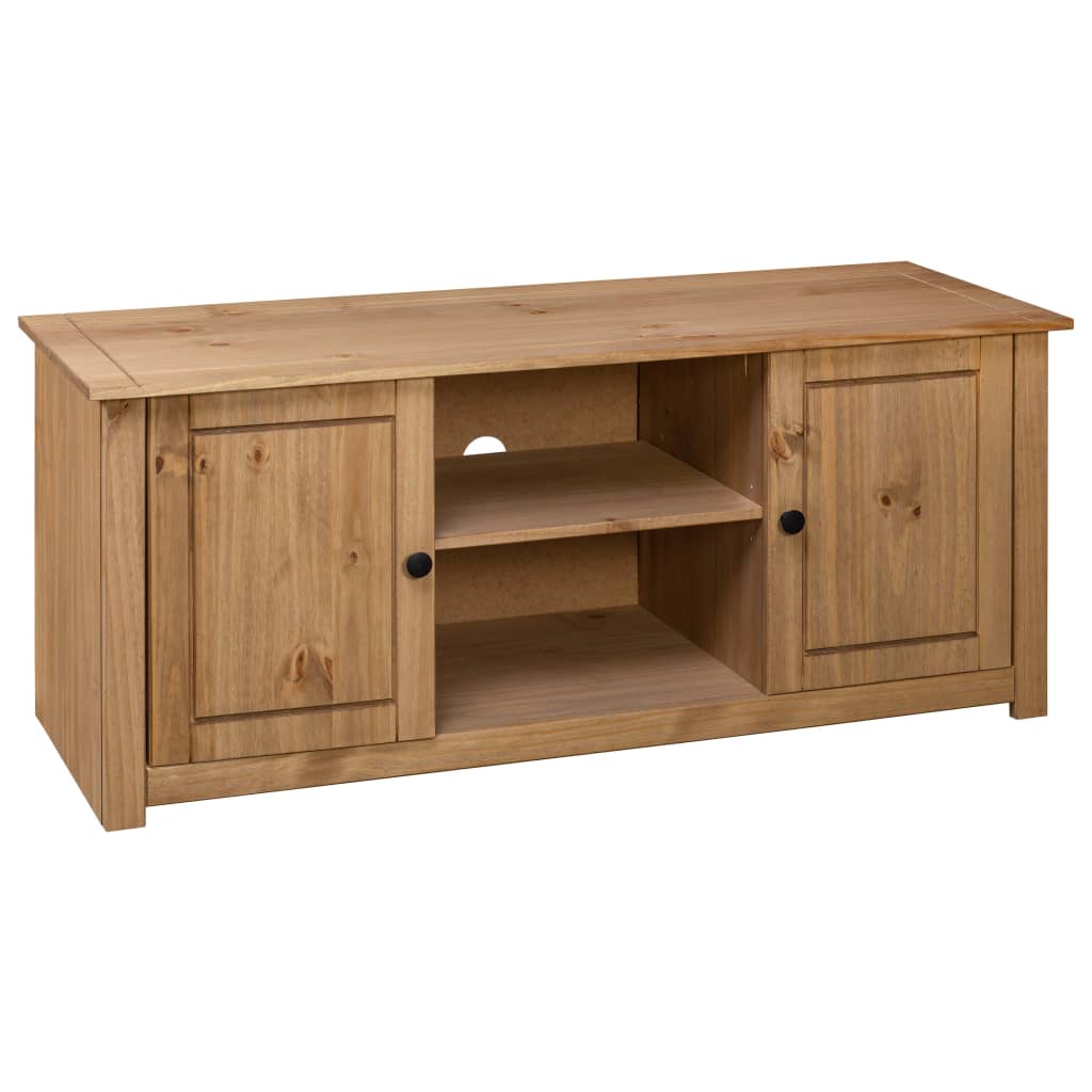 vidaXL Meuble TV 120x40x50 cm Bois de pin massif Gamme Panama - Image 4