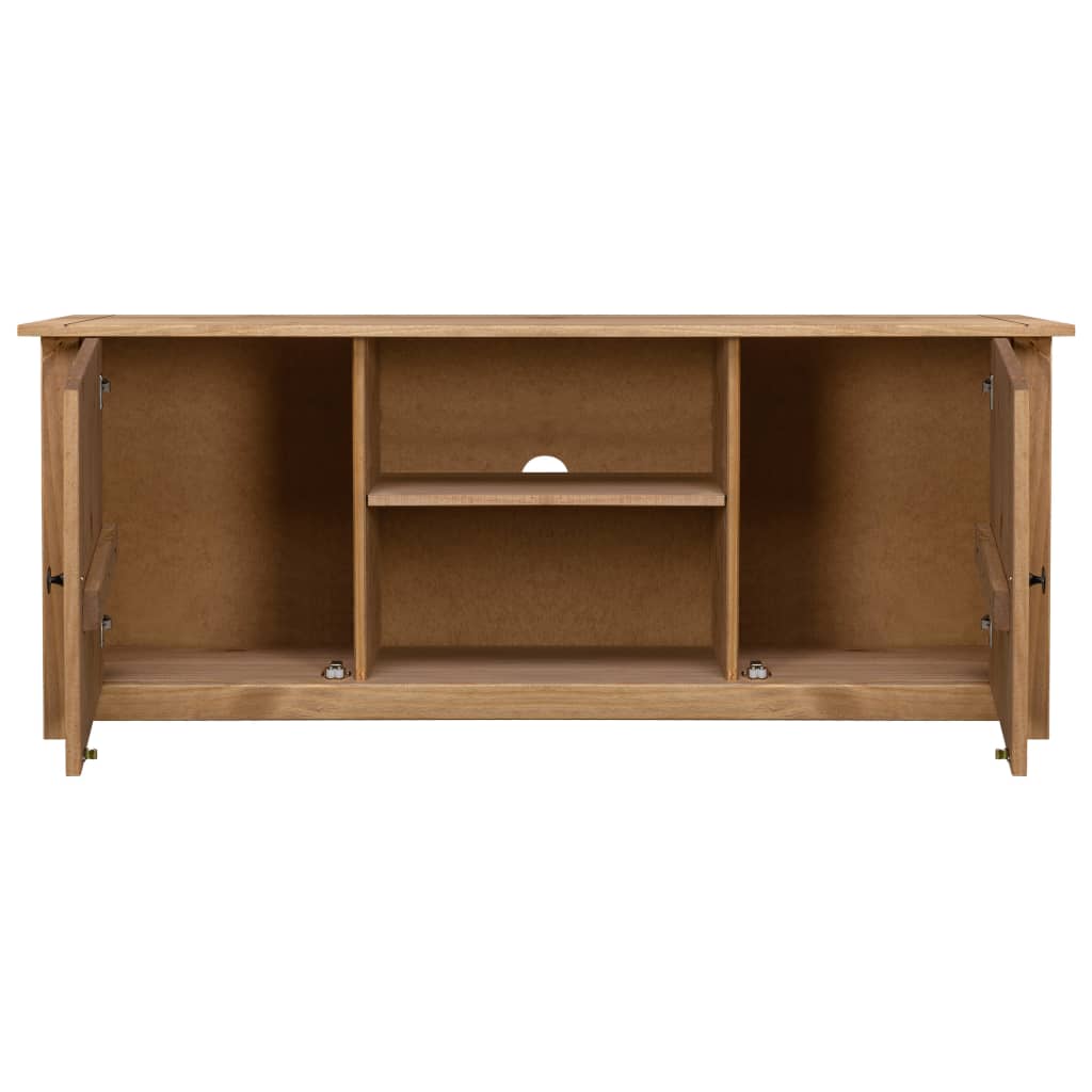 vidaXL Meuble TV 120x40x50 cm Bois de pin massif Gamme Panama - Image 3
