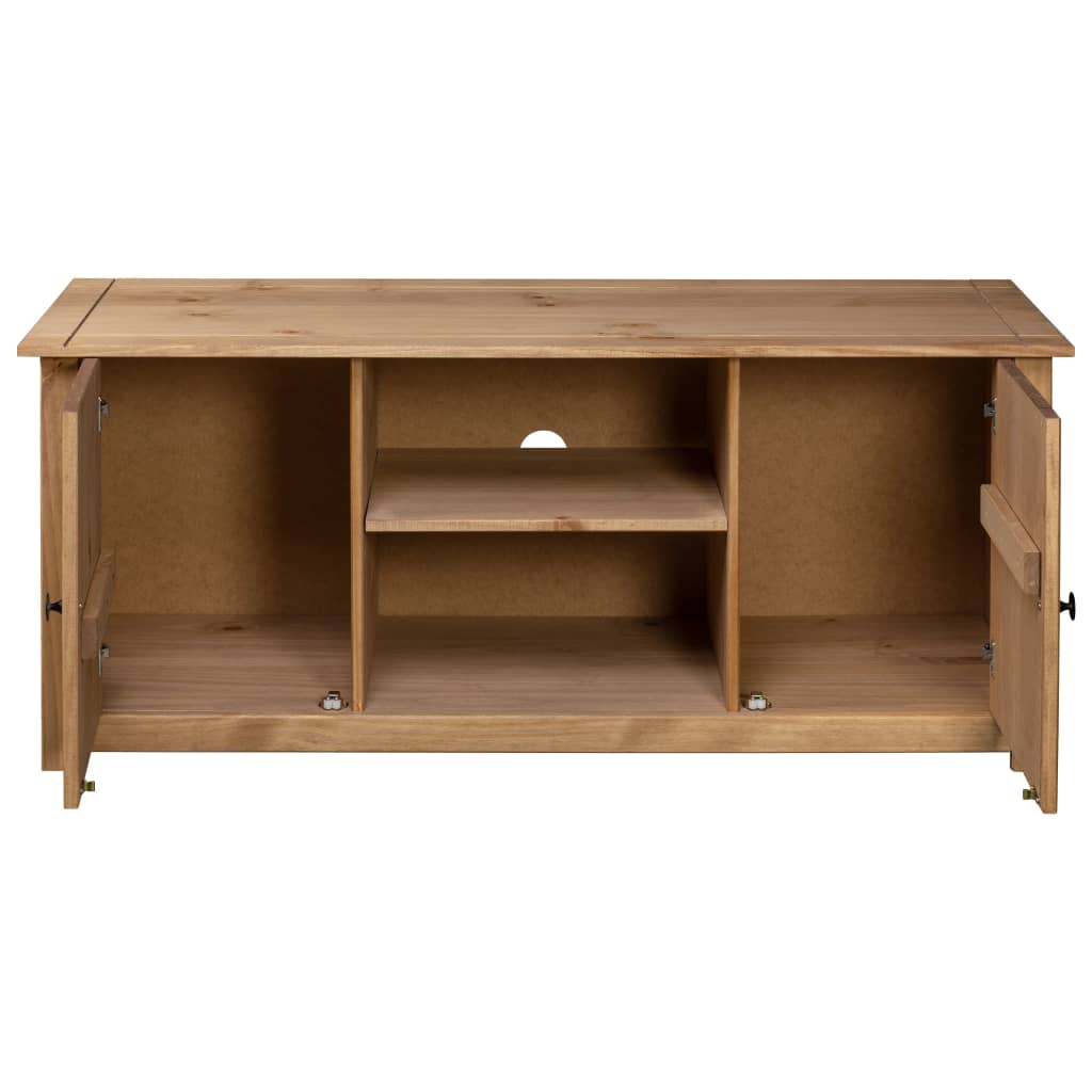 vidaXL Meuble TV 120x40x50 cm Bois de pin massif Gamme Panama - Image 6