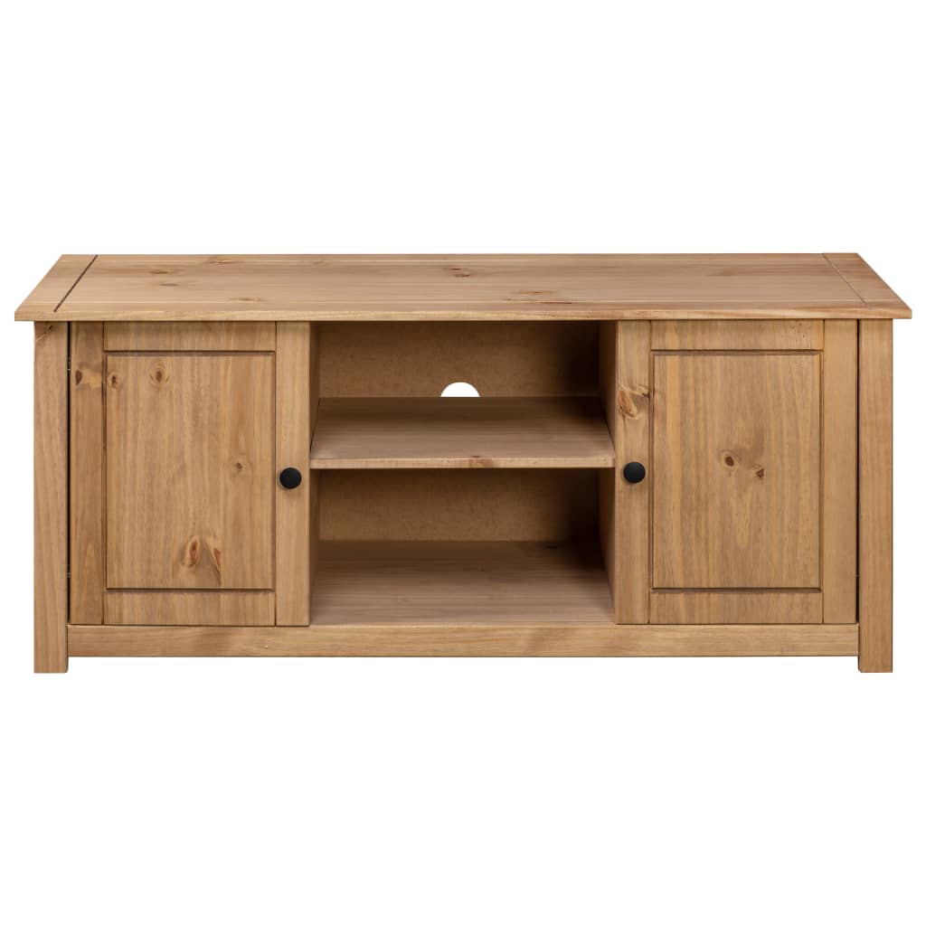 vidaXL Meuble TV 120x40x50 cm Bois de pin massif Gamme Panama - Image 5