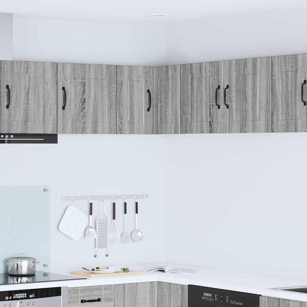 vidaXL Küchenwandschrank Graues Sonoma 57 x 57 x 40 cm Holzwerkstoff