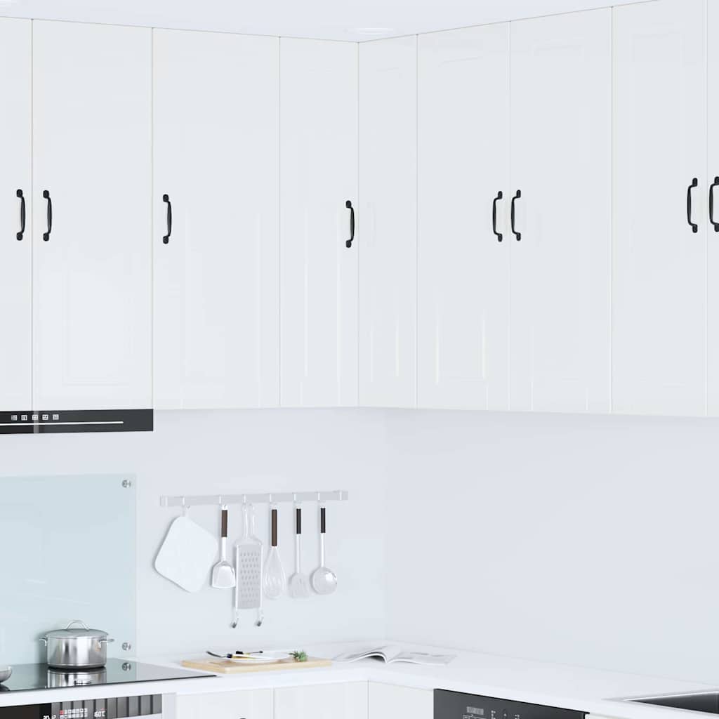 vidaXL Küchenwandschrank Hochglanz Weiß 57 x 57 x 100 cm Holzwerkstoff