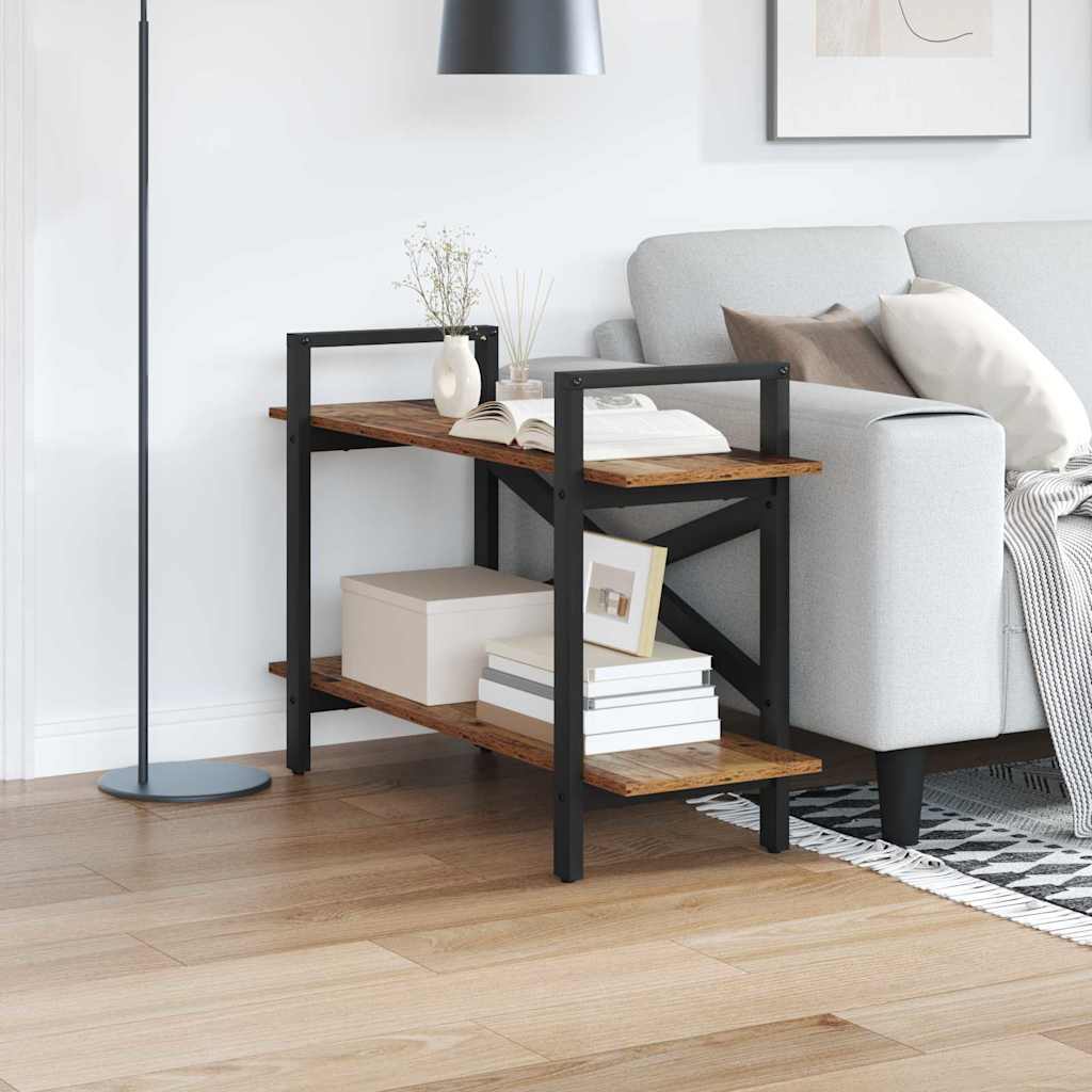 vidaXL Bücherregal Altholz 100 x 33,5 x 64 cm Holzwerkstoff