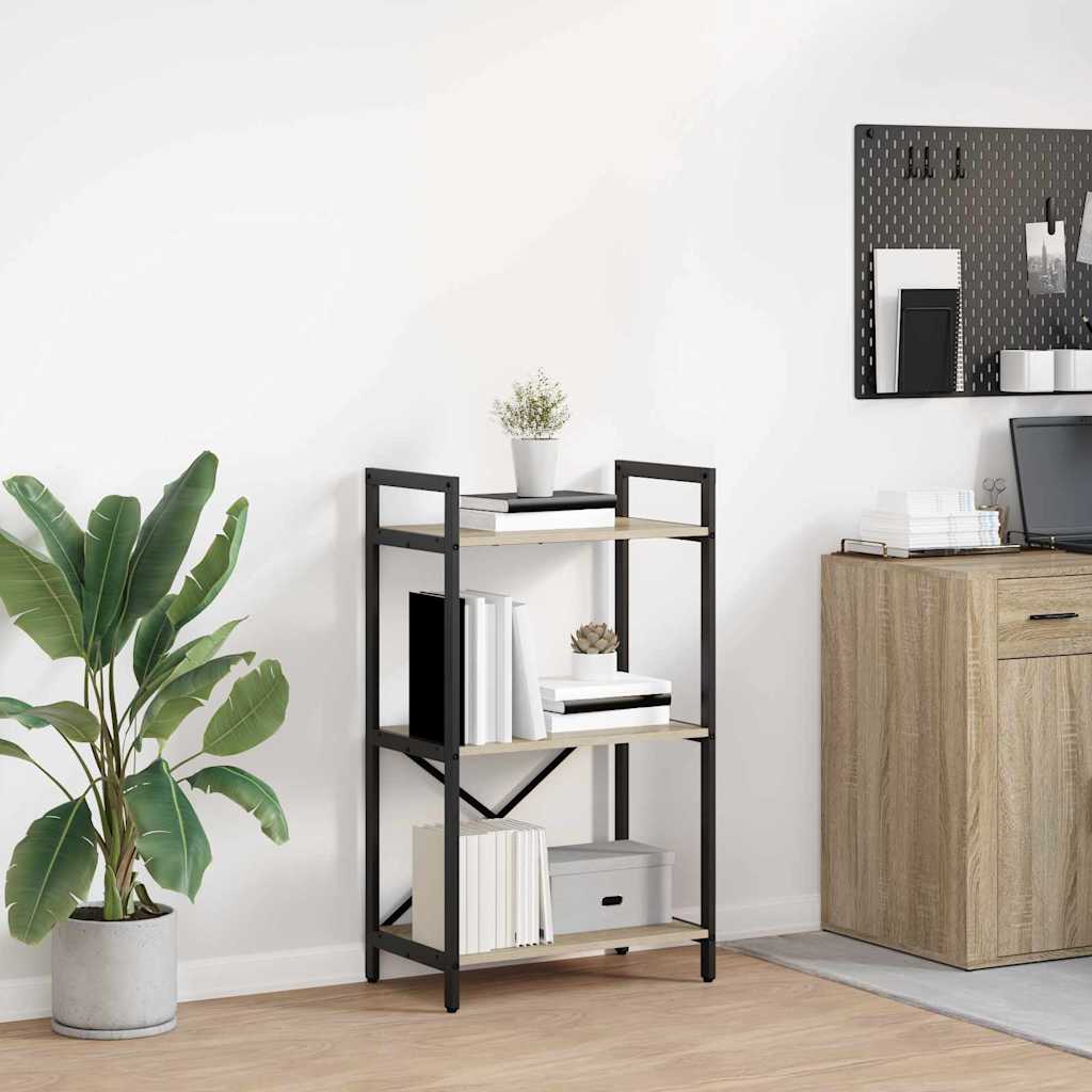 vidaXL Bücherregal Sonoma-Eiche 56 x 34 x 96 cm Holzwerkstoff