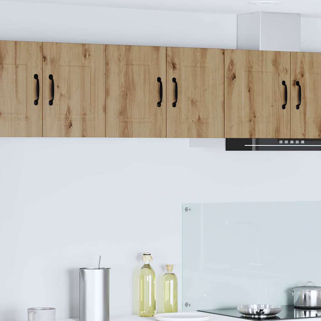 vidaXL Küchenwandschrank mit Regal 2 pcs Artisan-Eiche 30 x 31 x 40 cm