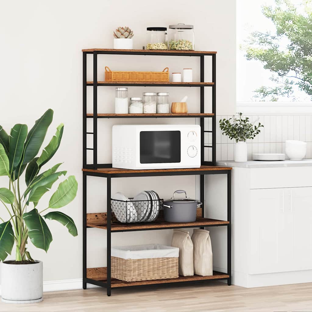 vidaXL Küchenregal Altholz 100 x 40 x 168 cm Holzwerkstoff