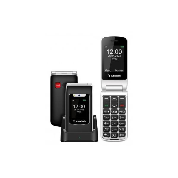 Cellulare per anziani Sunstech CELT23BK Nero 128 GB 2,4"