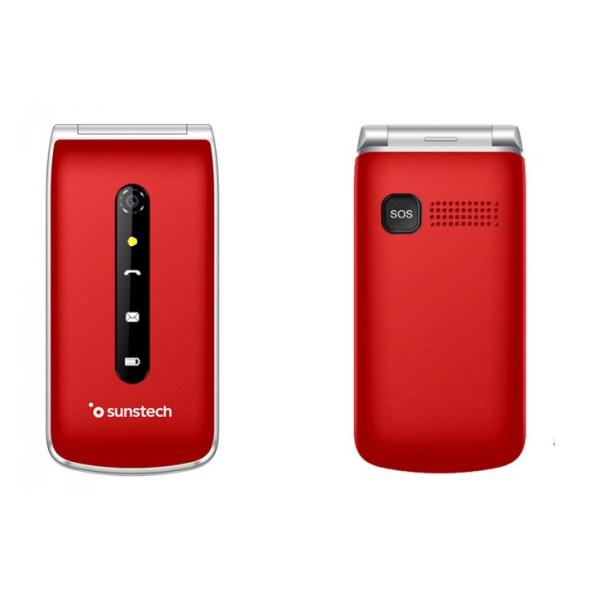 Cellulare per anziani Sunstech CELT18RD Rosso 2,4"