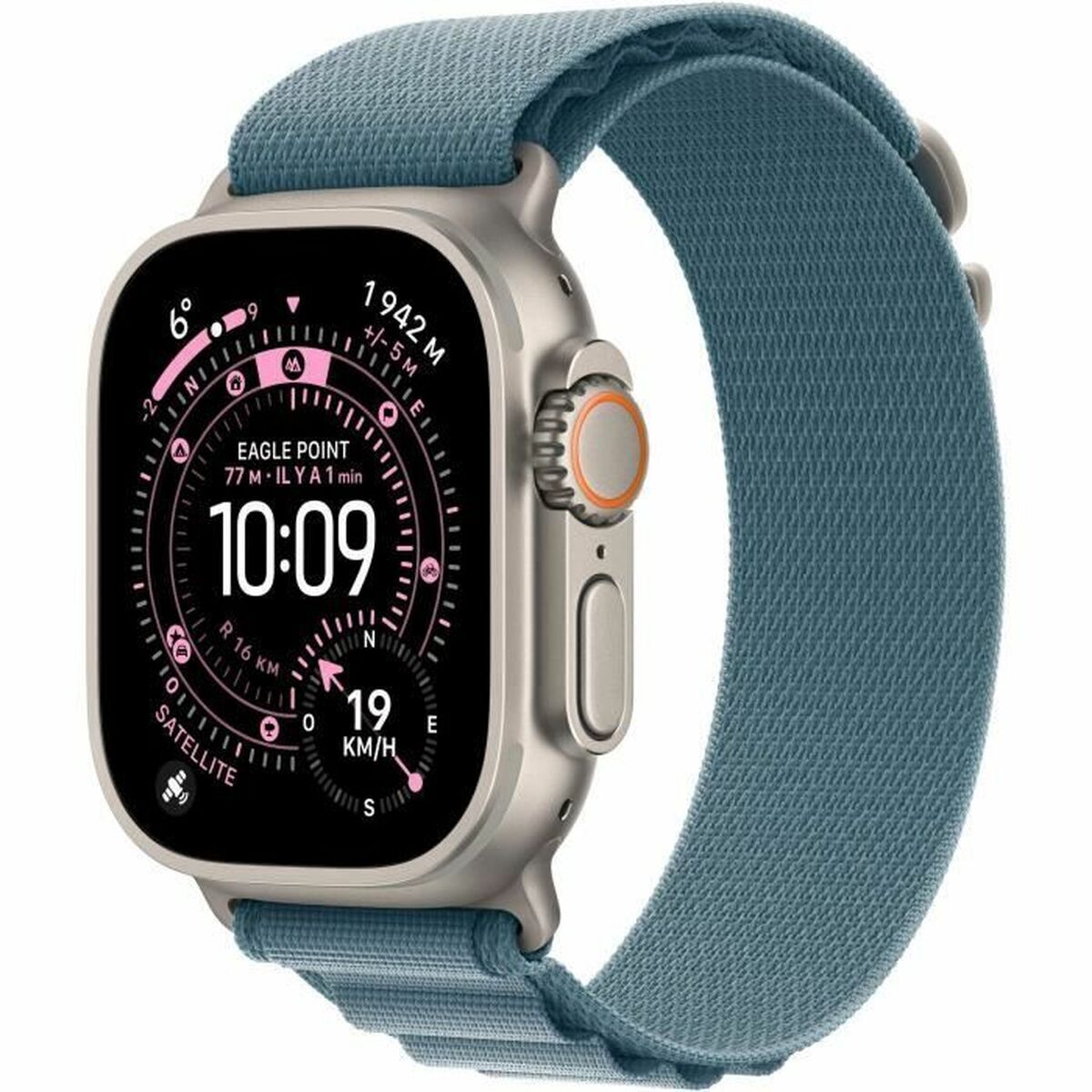 Smartwatch Apple MEWM4QF/A Azzurro Titanio 49 mm