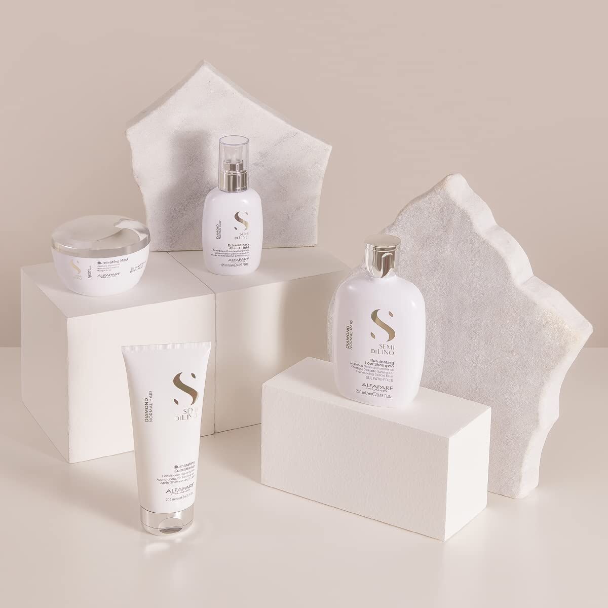 Maschera per Capelli Alfaparf Milano Semi Di Lino Diamond 200 ml (1 Unità) - Image 3