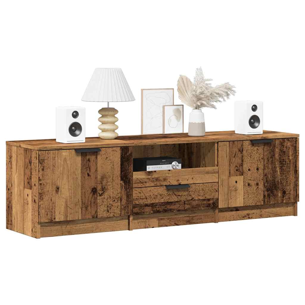vidaXL Mueble de TV de madera antigua 140x35x40 cm Madera ingeniería