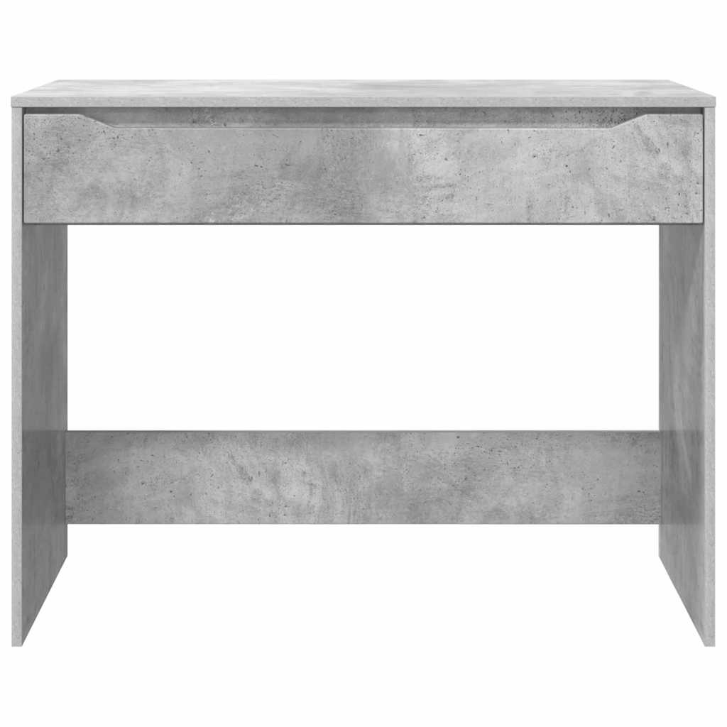 vidaXL Escritorio Gris Concreto 100 x 50 x 78 cm Madera contrachapada - Image 6