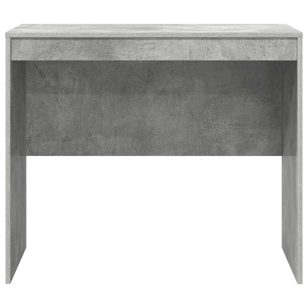 vidaXL Escritorio Gris hormigón 90 x 50 x 76 cm Madera contrachapada - Image 5