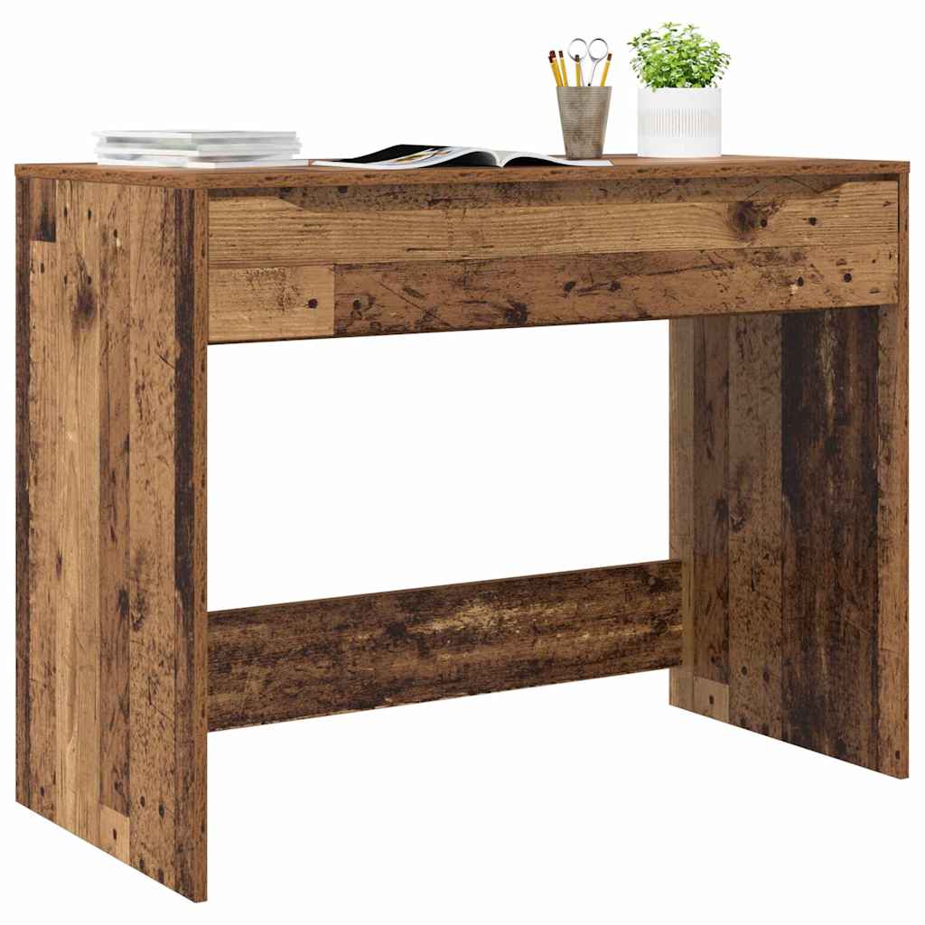 vidaXL Schreibtisch Altholz 100 x 50 x 78 cm Holzwerkstoff - Image 3