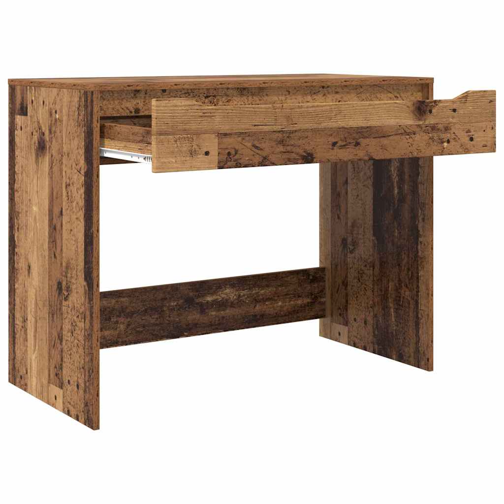 vidaXL Schreibtisch Altholz 100 x 50 x 78 cm Holzwerkstoff - Image 5