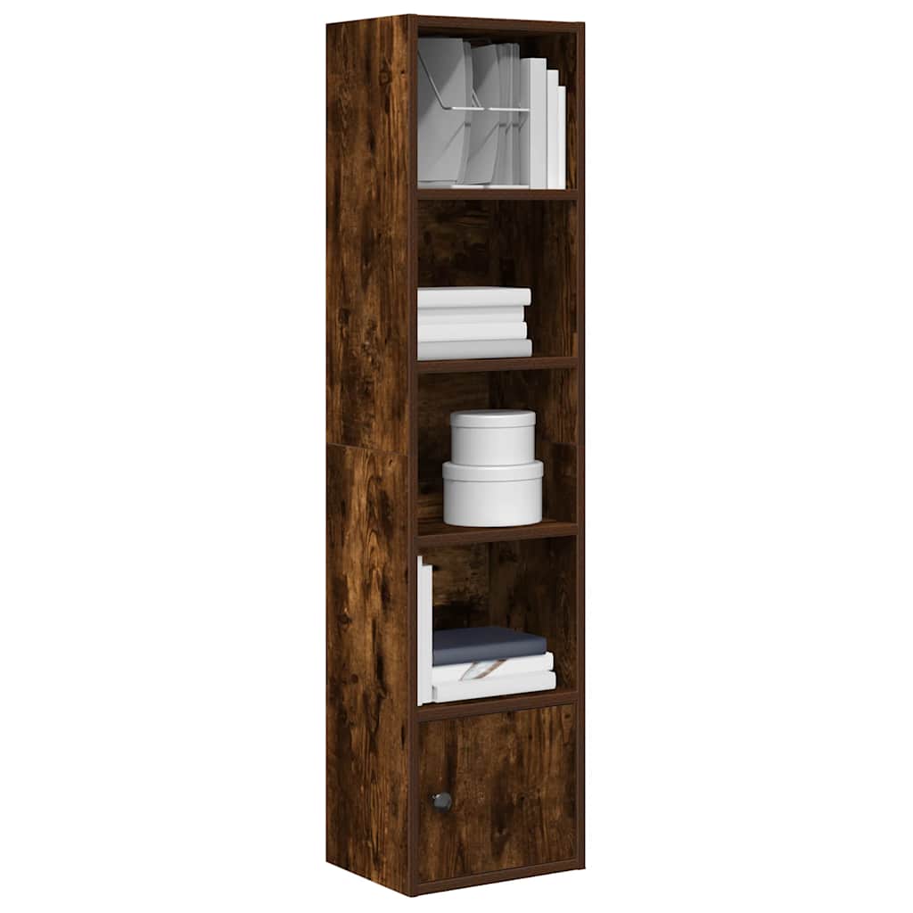 vidaXL Bücherregal Räuchereiche 31x24x127 cm Holzwerkstoff