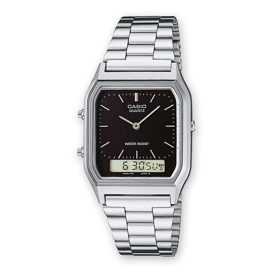 Orologio Unisex Casio EDGY COLLECTION - BLACK Nero Argentato
