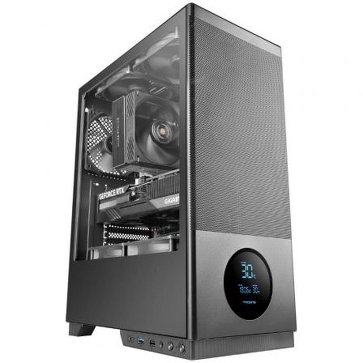Case computer desktop ATX Tacens 2SAGITTA20 Nero