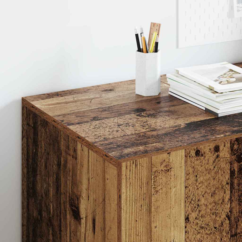 vidaXL Escritorio Madera Vieja 140 x 50 x 75 cm Madera contrachapada - Image 4