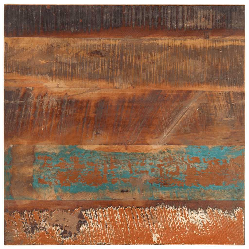 vidaXL Tablero mesa cuadrada madera reciclada maciza 60x60 cm 25-27 mm