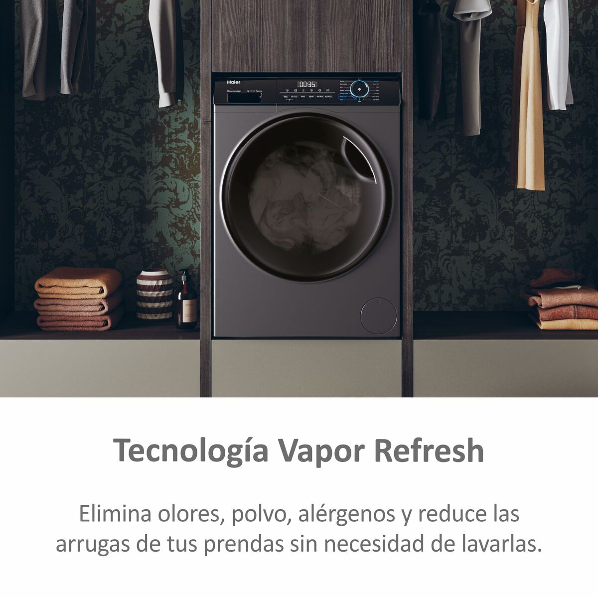 Busta per il Bucato Haier HWD80B14939S8 Antracite - Image 4