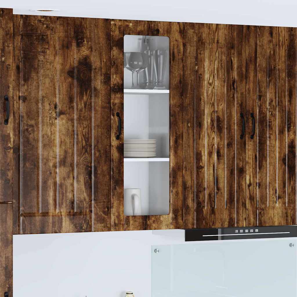 vidaXL Küchenschrank Geräucherte Eiche 40 x 31 x 100 cm Holzwerkstoff