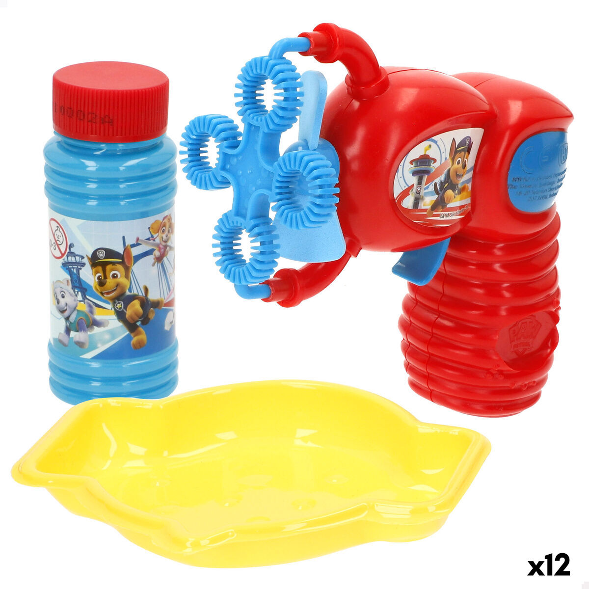 Gioco di Bolle di Sapone The Paw Patrol 50 ml 12 x 12 x 5 cm (12 Unità)