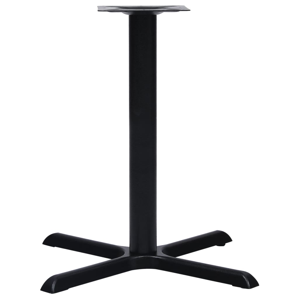 vidaXL Pata de mesa de bistró negra 76x76x72 cm de hierro fundido - Image 3
