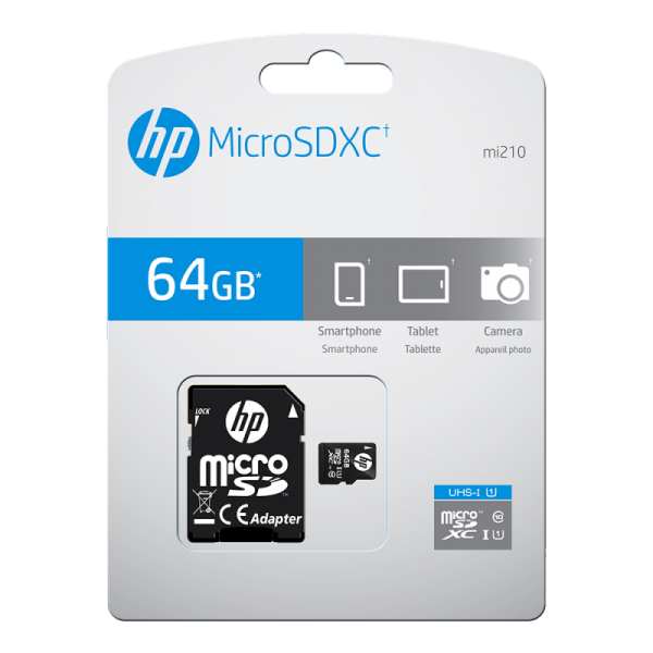 Scheda Di Memoria Micro SD con Adattatore HP SDU64GBXC10HP-EF 64GB - Image 4