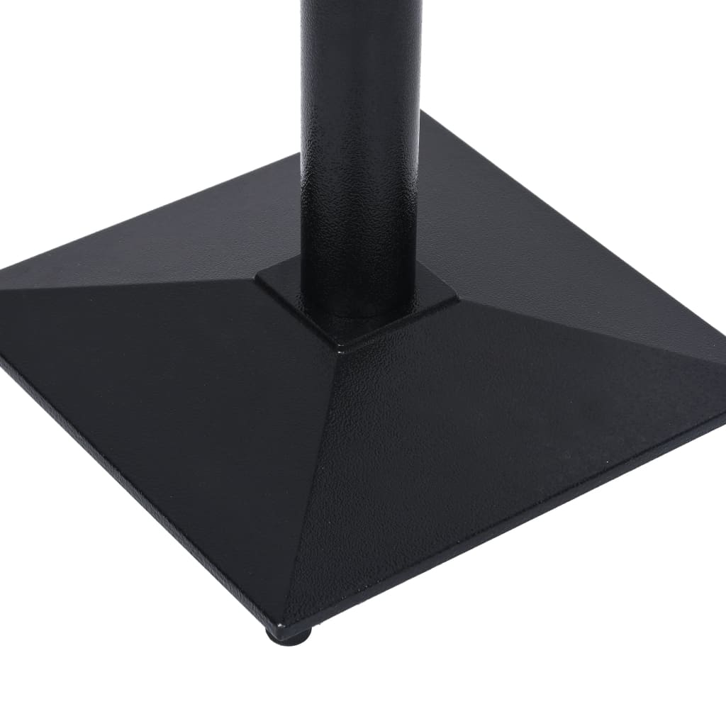 vidaXL Pata de mesa de bistró negra 41x41x72 cm de hierro fundido - Image 5