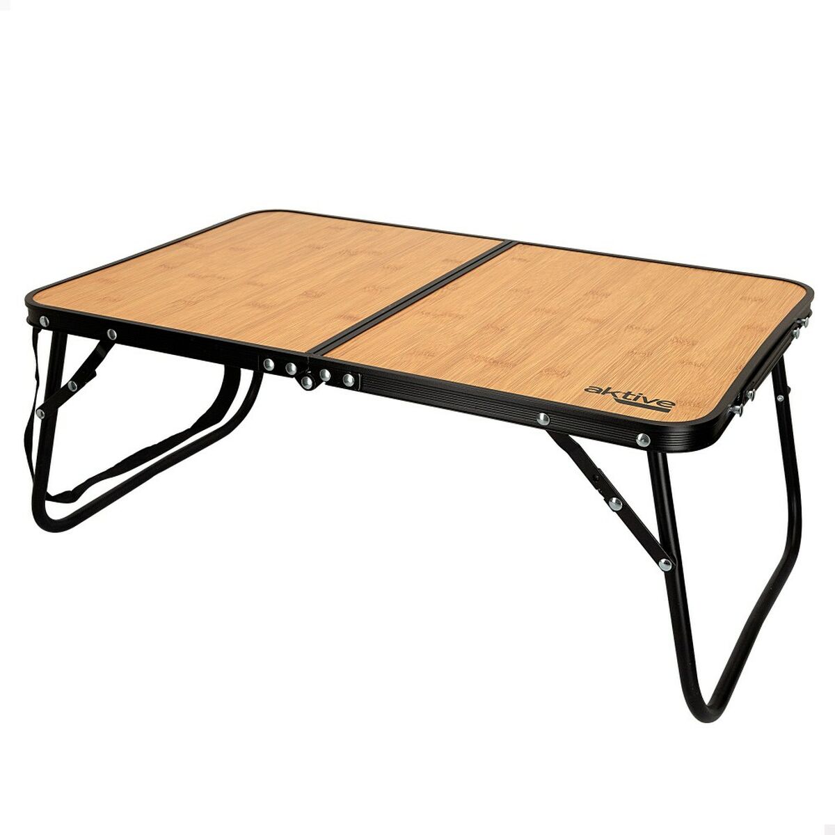 Tavolo Pieghevole Aktive Nero 60 x 25 x 40 cm
