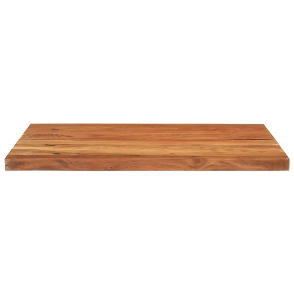 vidaXL Tablero de mesa rectangular madera maciza acacia 90x80x2,5 cm - Image 3