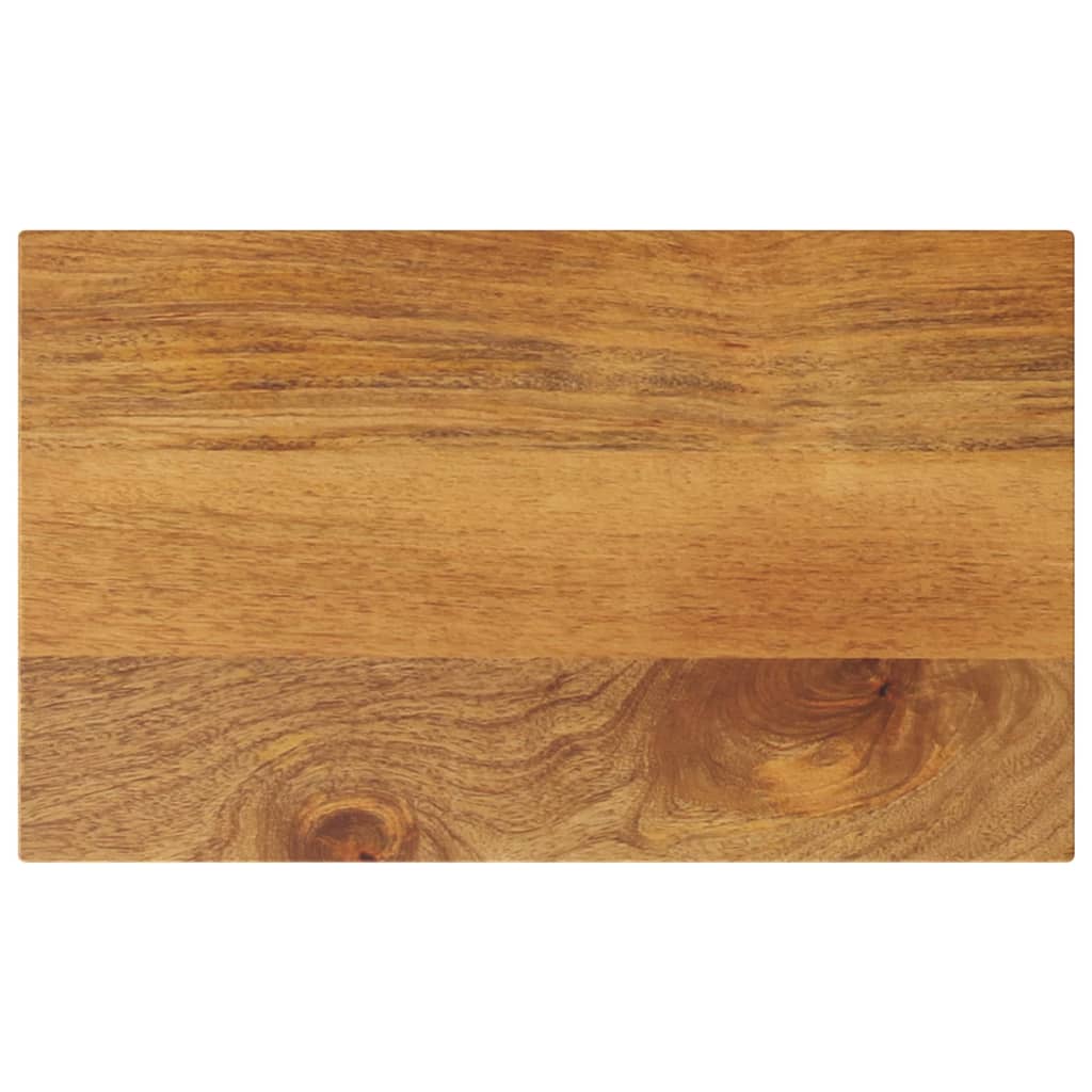 vidaXL Tablero de mesa rectangular madera maciza mango 50x30x2,5 cm