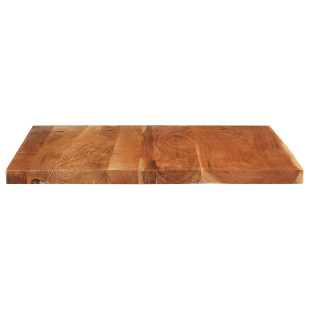 vidaXL Tablero de mesa rectangular madera maciza acacia 90x80x3,8 cm - Image 4