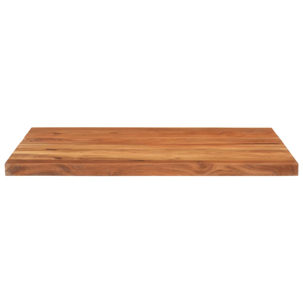vidaXL Tablero de mesa rectangular madera maciza acacia 90x80x3,8 cm - Image 3