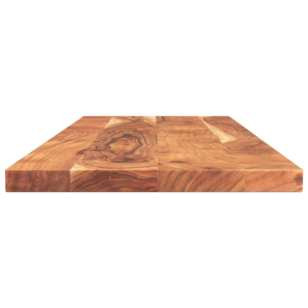 vidaXL Tablero de mesa rectangular madera maciza acacia 140x60x2,5 cm - Image 4