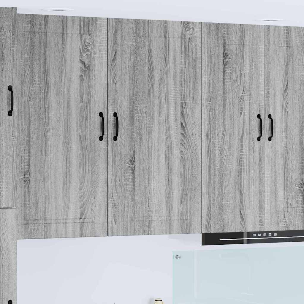 vidaXL Küchenwandschrank Graues Sonoma 50 x 31 x 100 cm Holzwerkstoff