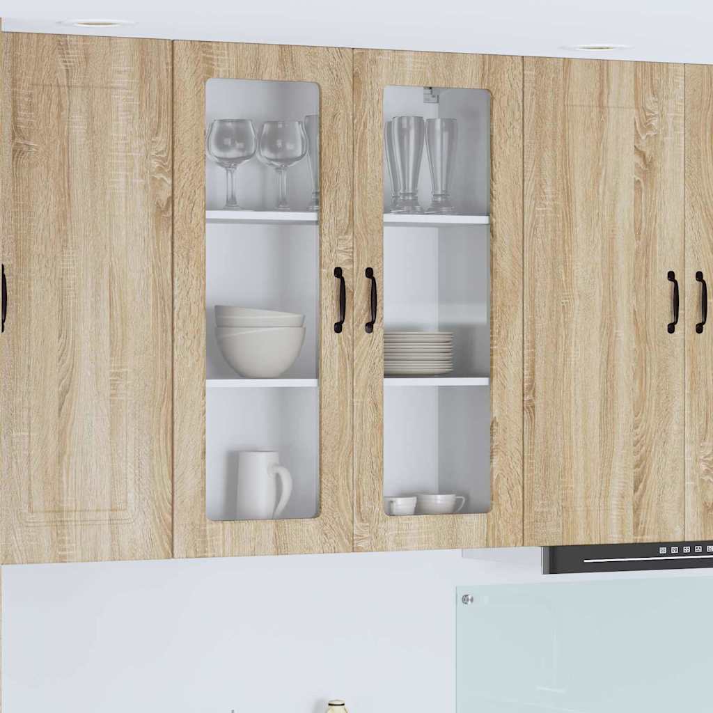 vidaXL Küchenwandschrank Sonoma-Eiche 80 x 31 x 100 cm Holzwerkstoff